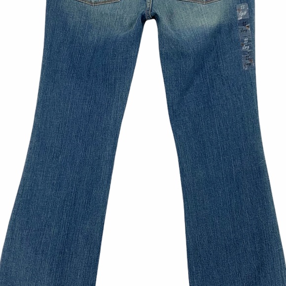 Y2K Style Flare Stretch Bullhead Huntington Blue Jeans - Picture 9 of 16